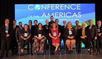 Members of the Florida Customs Brokers and Forwarders Association (FCBF) working group, security committee members and organizing committee at closing Ceremony.