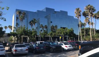 Edificio de las oficinas de la sede central de WBO en Miami. 